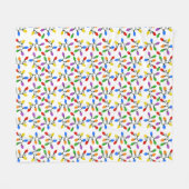 Holiday Lights Fleecedecke (Vorderseite (Horizontal))