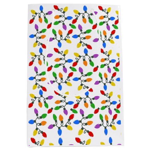 Holiday Lights Mittlere Geschenktüte (Vorderseite)