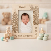 Holiday Lights Moose Geätzte Rahmen