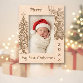 Holiday Lights Moose Geätzte Rahmen