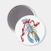 Holiday Lobster Magnet (Vorderseite/Rückseite)