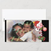 Holiday Lolly Foto Card Feiertagskarte (Vorne/Hinten)