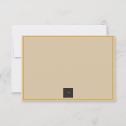Holiday Luxe Elegant RSVP Card for Business (Rückseite)
