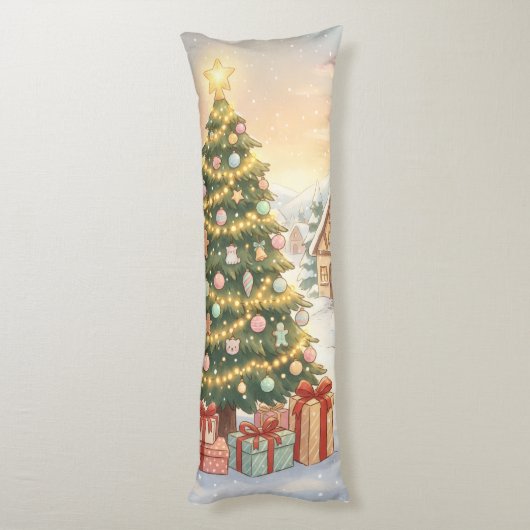 Holiday Magic Christmas Pillow Seitenschläferkissen (Rückseite (Vertikal))