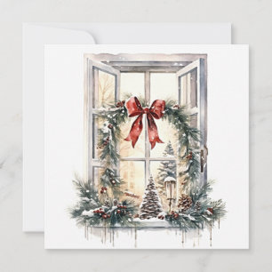 "Holiday Magic: Embracing the Spirit of Christmas" Mitteilungskarte