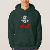 Holiday Magic Snowman Christmas Gift Hoodie Unisex (Vorderseite)