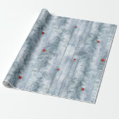 Holiday Magic Snowy Winter Forest Geschenkpapier (Ungerollt)