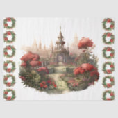 Holiday Magical Castle Decoupage Paper Seidenpapier (Vorderseite)