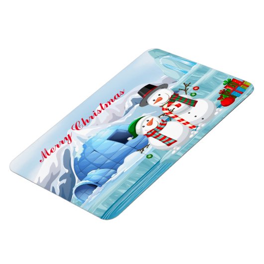 Holiday Magnet-Snowmen Magnet (Linke Seite)