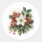 Holiday Magnolia Stickers (Vorderseite)