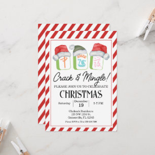 Holiday Mahjong Party Editable Invasion, Mahjong Einladung