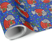 Holiday Manatees Geschenkpapier (Rolleneckpunkt)
