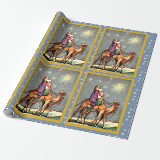 Holiday Mary and Joseph Gift Wrap Geschenkpapier (Ungerollt)