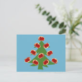Holiday Meat Tree Feiertagspostkarte (Stehend Vorderseite)