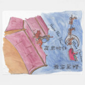 Holiday Meet & Greet #1 (Weihnachten) Fleecedecke (Vorderseite (Horizontal))