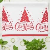 Holiday Merry Christmas Geschirrtuch (Gefaltet)