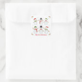 Holiday Merry Snowmen Stickers (Tasche)