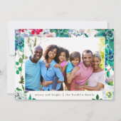 Holiday Meru Helle Weihnachten Blumengebäck Foto (Vorderseite)