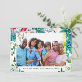 Holiday Meru Helle Weihnachten Blumengebäck Foto (Stehend Vorderseite)