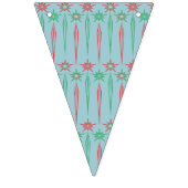 Holiday Mid Mod Triangle Bunt-Banner Wimpelkette (Zweite Fahne)
