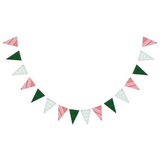 Holiday Mid Mod Triangle Bunt-Banner Wimpelkette (Alle)