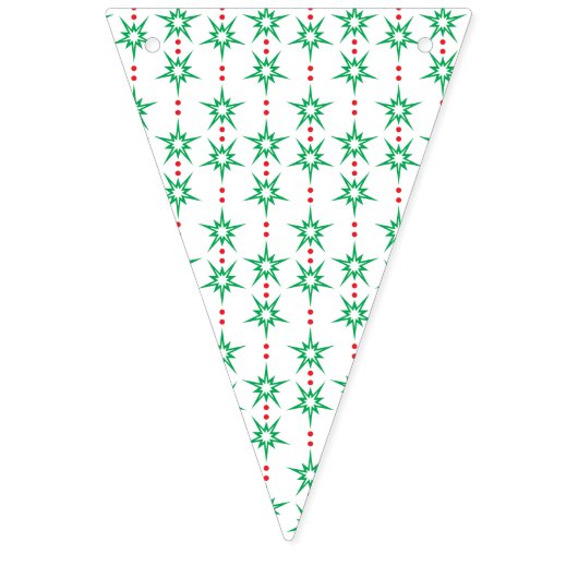 Holiday Mid Mod Triangle Bunt-Banner Wimpelkette (Dritte Fahne)