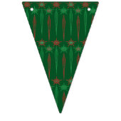 Holiday Mid Mod Triangle Bunt-Banner Wimpelkette (Zweite Fahne)