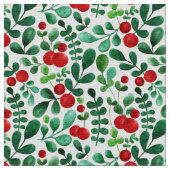 Holiday Mistletoe Design Stoff (Nahaufnahme)