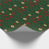 Holiday Mistletoe Wrapping Paper Geschenkpapier (Ecke)
