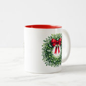 Holiday Mistletoe Wreath Tasse (VorderseiteRechts)