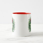 Holiday Mistletoe Wreath Tasse (Mittel)