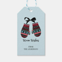 Holiday Mittens Warm wünscht Weihnachts-Geschenkta