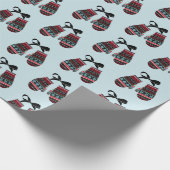 Holiday Mittens warme Wünsche Wrapping Papier Geschenkpapier (Ecke)