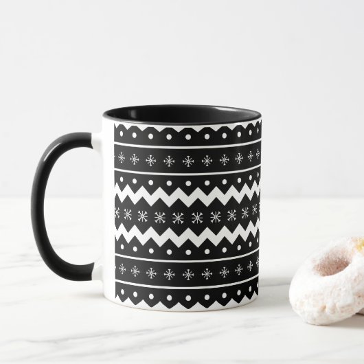 Holiday Mittens Warmes wünscht Weihnachten Kaffee Tasse (Mit Donut)