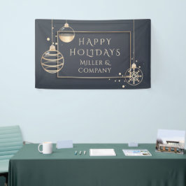 Holiday Modern Chic Corporate Weihnachten Banner
