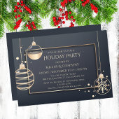 Holiday Modern Chic Corporate Weihnachten Party Einladung