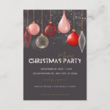 Holiday Modern Chic Corporate Weihnachten Party In