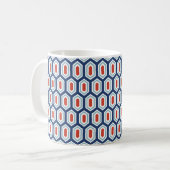 Holiday Modern Geometric Pattern Kaffeemaschine Ta Kaffeetasse (Vorderseite Links)