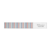 Holiday Modern Stripes Label (Person)