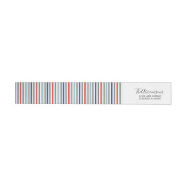 Holiday Modern Stripes Label