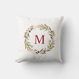 Holiday Monogramm Kissen