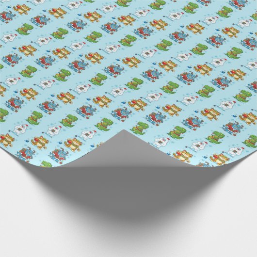 Holiday Monsters Geschenkpapier (Ecke)