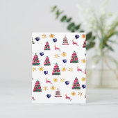 Holiday Mood Postkarte (Stehend Vorderseite)