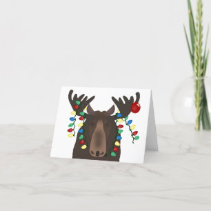 Holiday Moose Grußkarte Dankeskarte