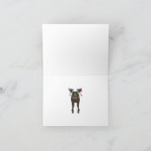 Holiday Moose Grußkarte Dankeskarte (Innenseite)