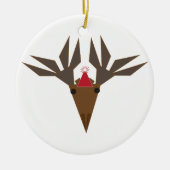 holiday moose keramik ornament (Vorne)