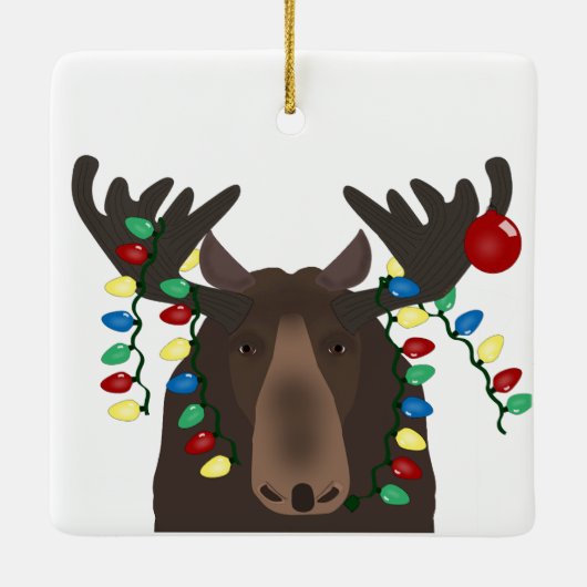 Holiday Moose Ornament (Rückseite)