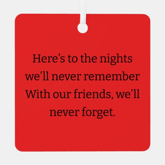 Holiday Moose Ornament (Rückseite)