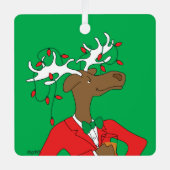 Holiday Moose Ornament (Vorderseite)