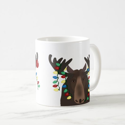 Holiday Moose Tasse (VorderseiteRechts)